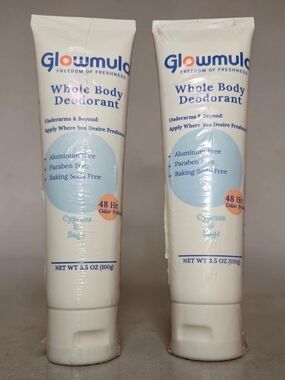 Set Of 2: Glowmulo Whole Body Deodorant
